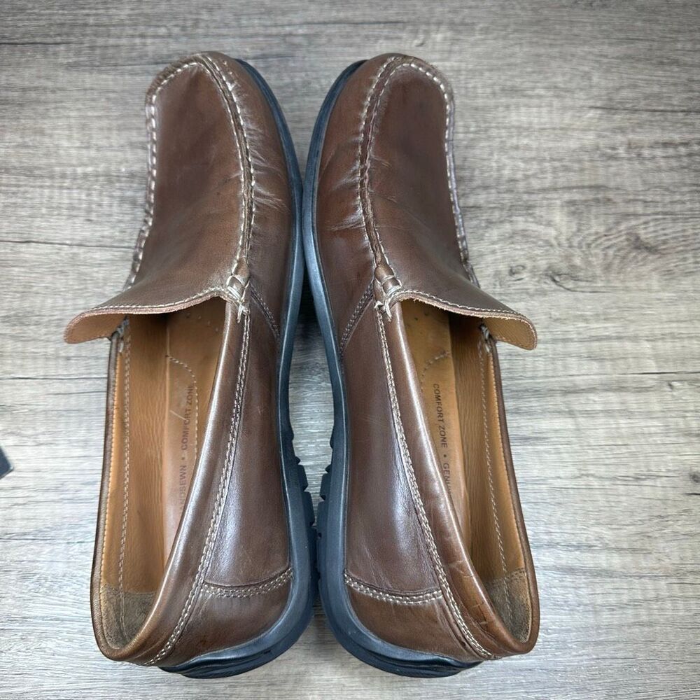 Ecco~Men's~Brown Leather Classic Moc 2.0 Driving Loafers~Size 44/10-10.5 US - Picture 5 of 8